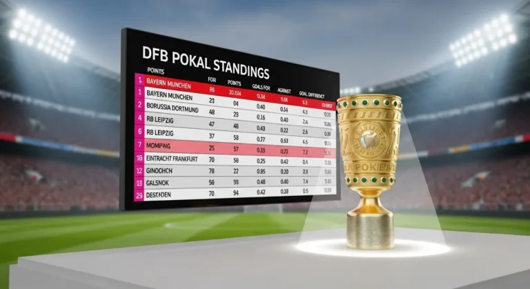 DFB Pokal Standings
