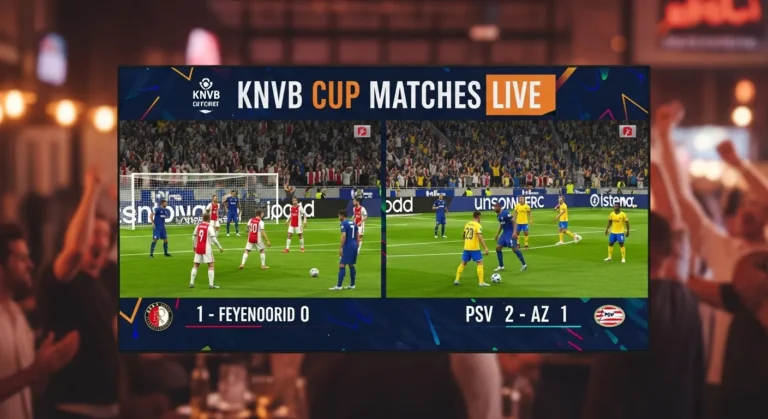 Watch the KNVB Beker Matches Live