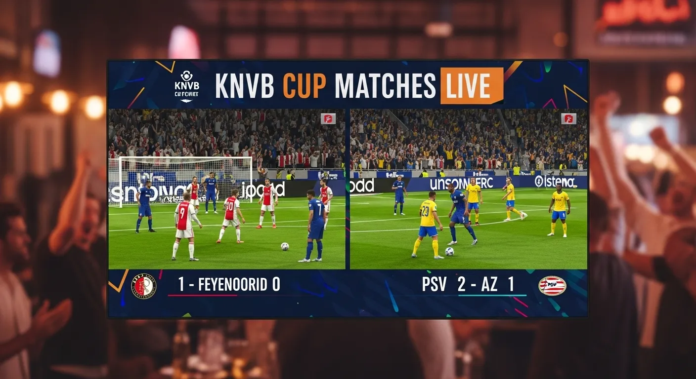 Watch the KNVB Beker Matches Live