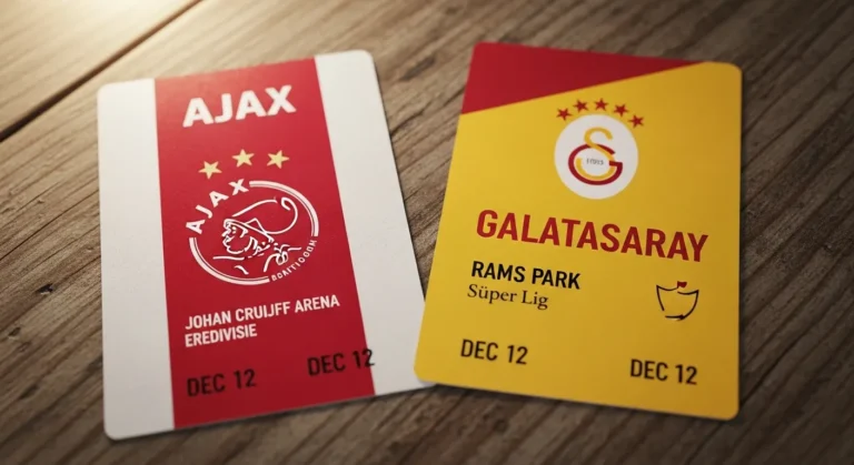 Ajax - Galatasaray Tickets