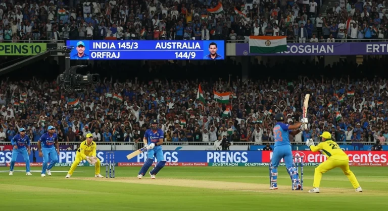 India vs Australia Live Cricket Match