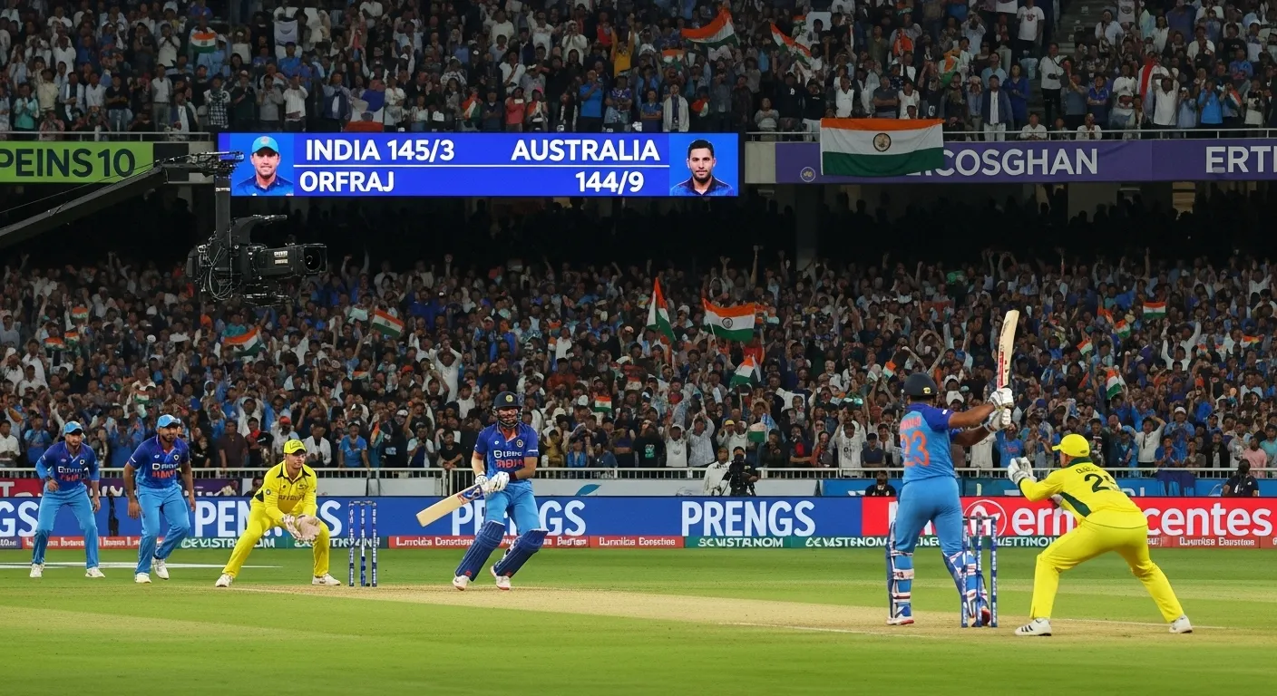 India vs Australia Live Cricket Match