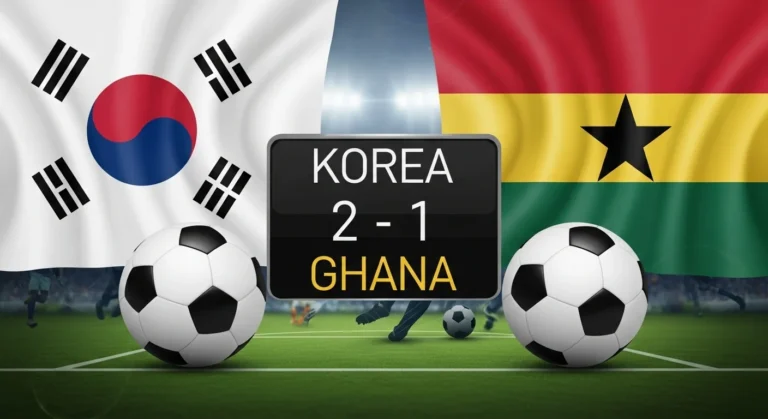 Korea vs ghana prediction