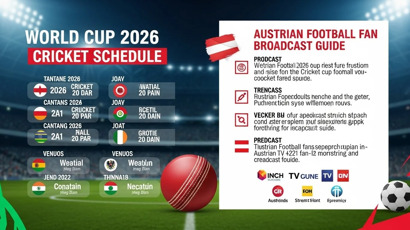 World Cup 2026 Cricket Schedule
