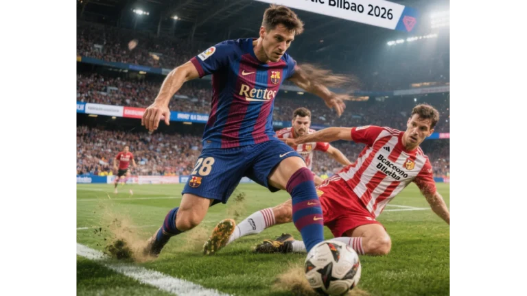 Barcelona and Athletic Bilbao