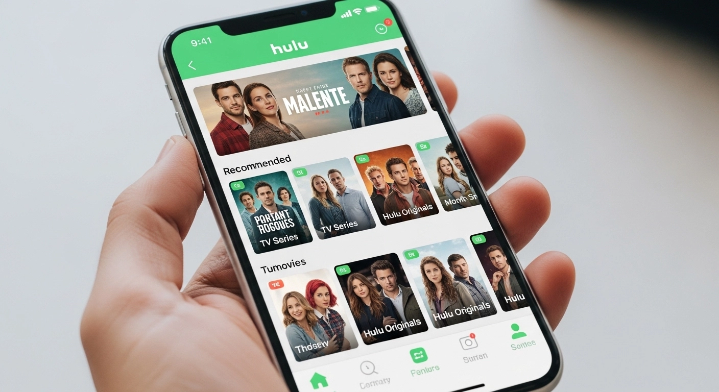 Hulu App on iPhone