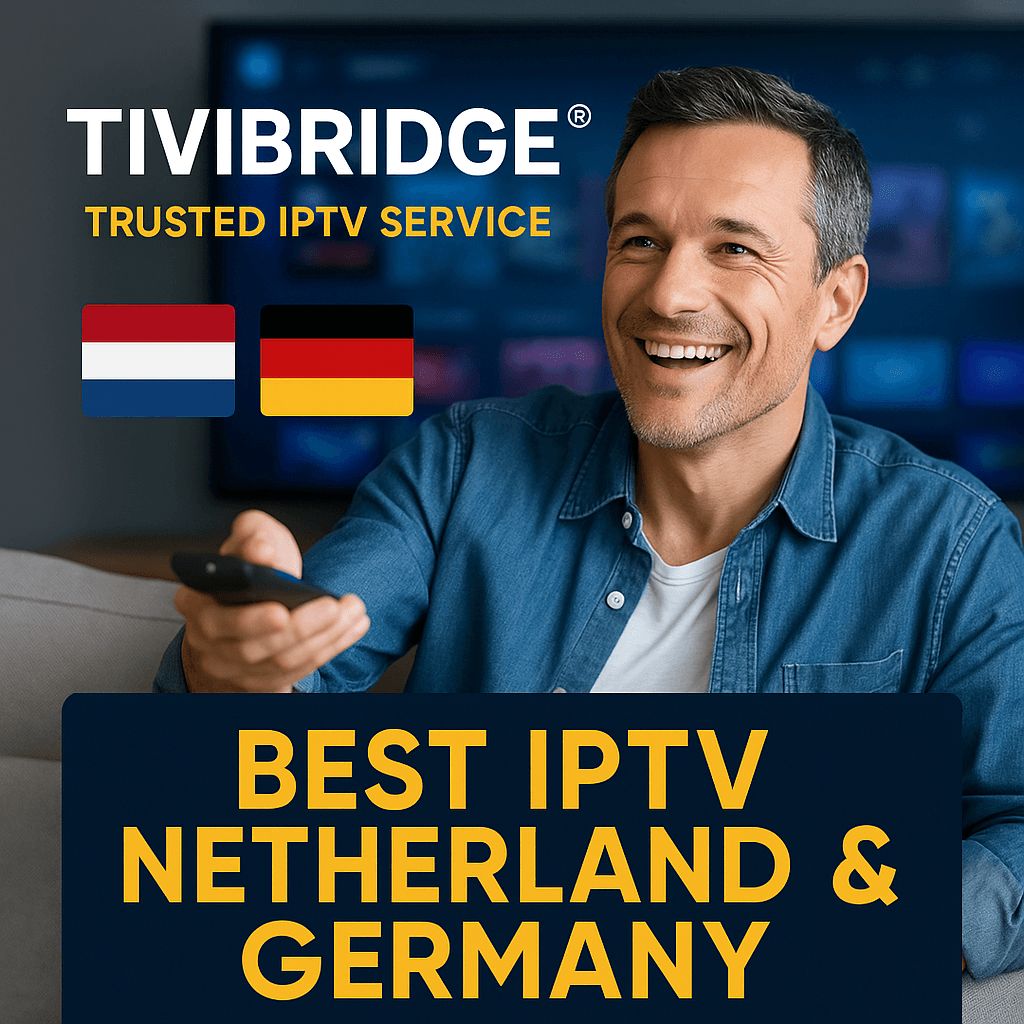 TiviBridge biedt het beste IPTV abonnement in Nederland in 2025 met stabiele streams, Nederlandse zenders, sport en films in hoge kwaliteit.