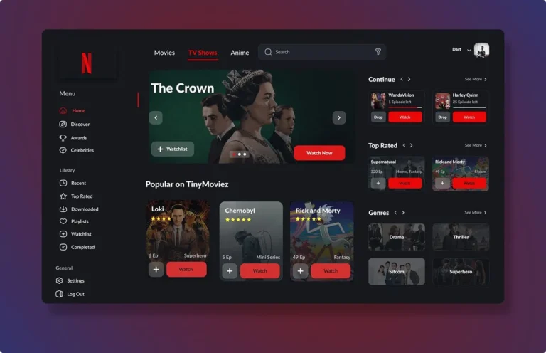 IPTV App in Netflix